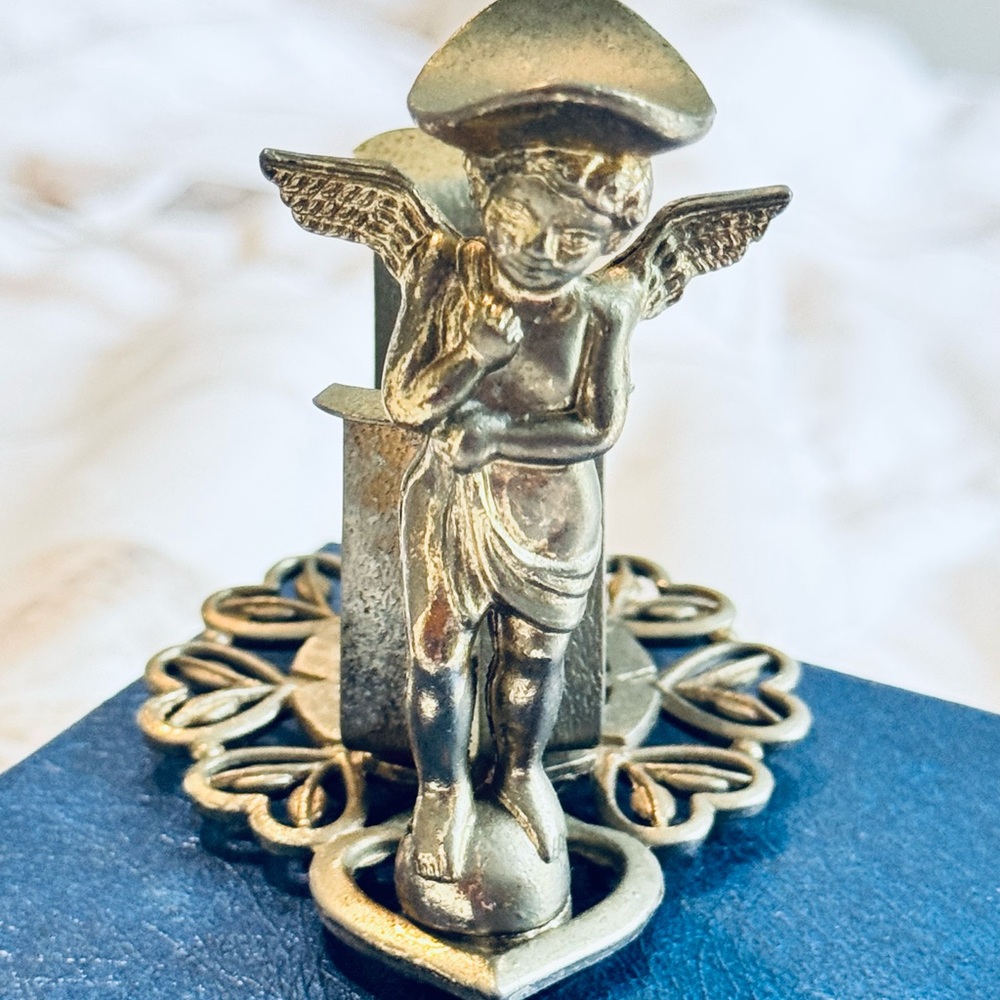 Elegant Gold Angel Figurine
